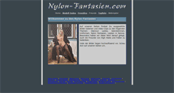 Desktop Screenshot of nylon-fantasien.com